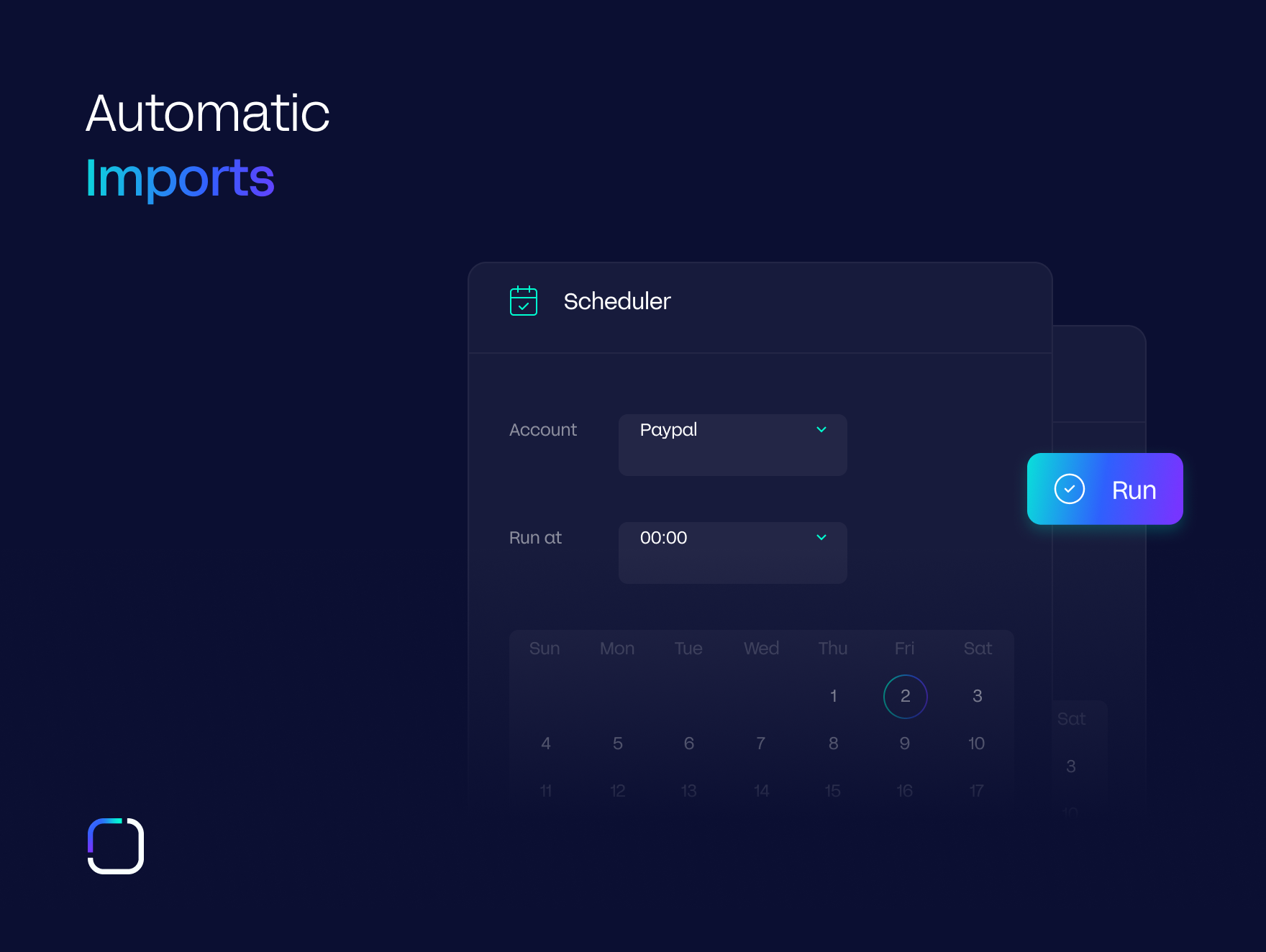 Schedule automatic imports for when you're sleeping so you can start the day with most of the job done.