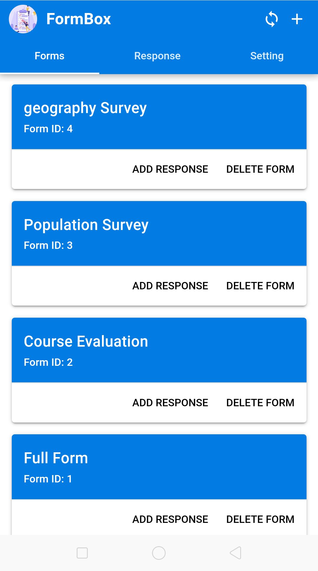 Form Box Software - Mobile App