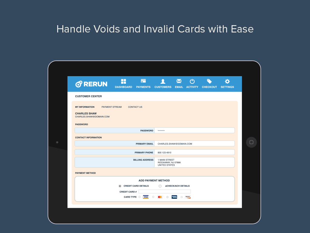 Handle voids and declines with ease.