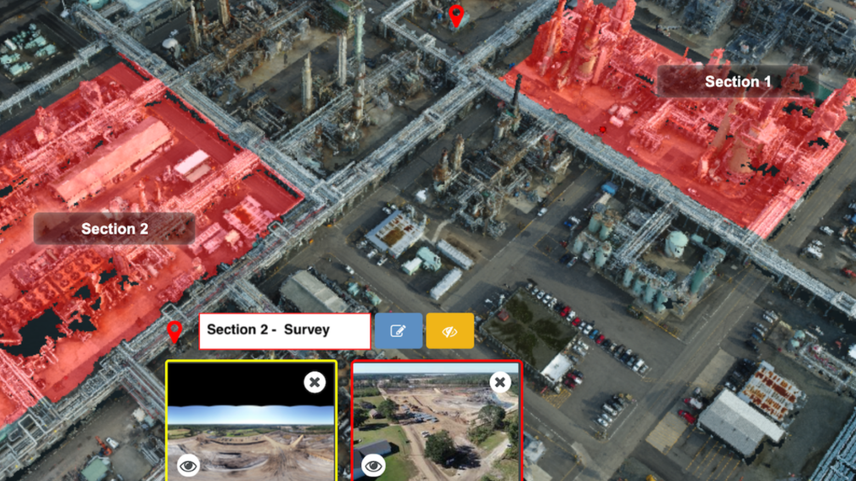 Optelos Software - Tools For Managing Turnarounds - Optelos is an optimal tool for pre-planning and managing maintenance STO actions. Group areas and equipment by STO activity, phase or team, and append relevant documents and schedule information to digital twin models.