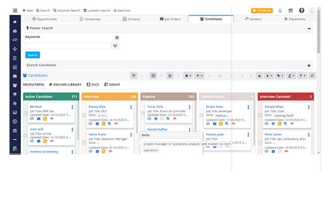 RecruitBPM screenshot: Simplify Application Process