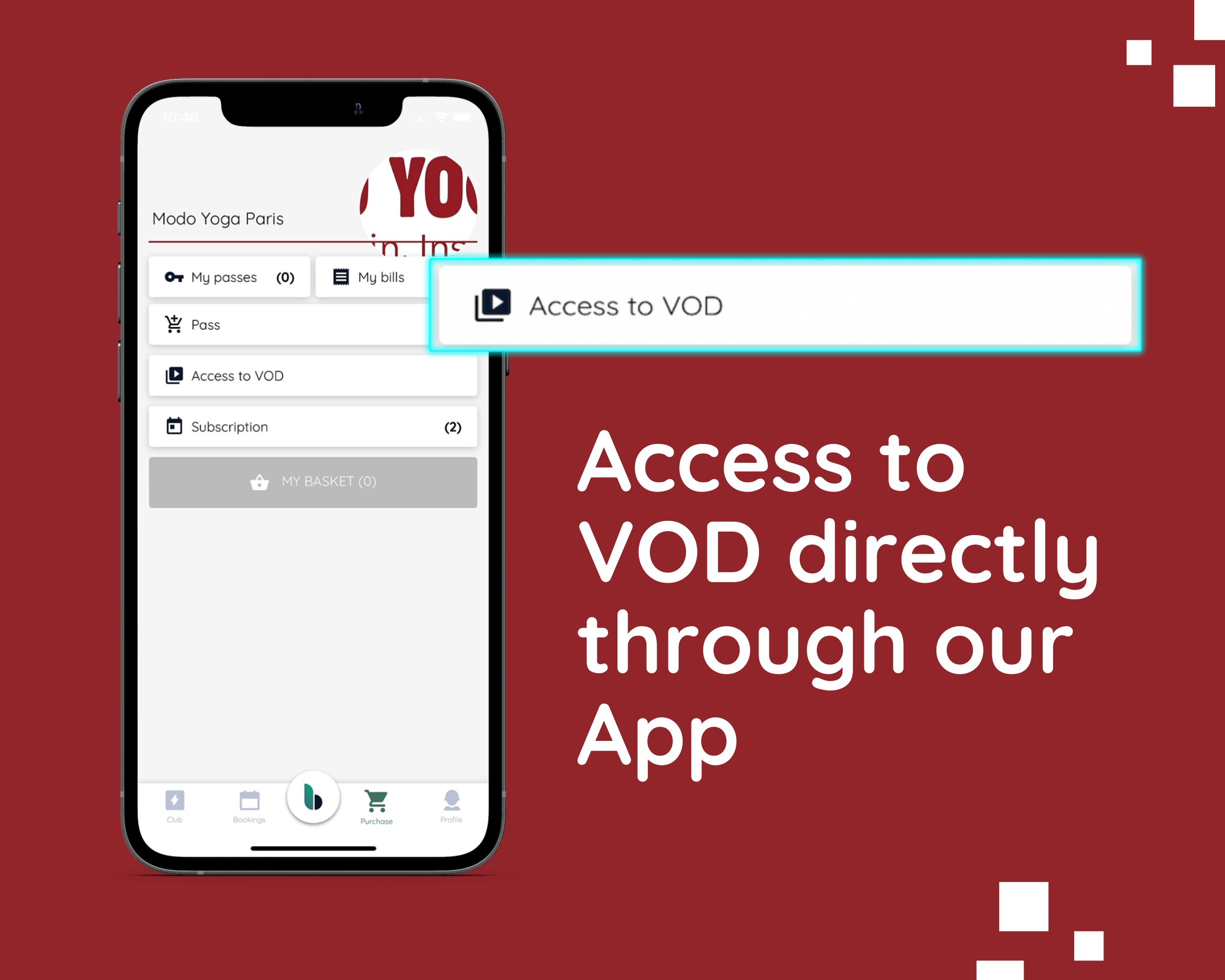 bsport Software - VOD on App