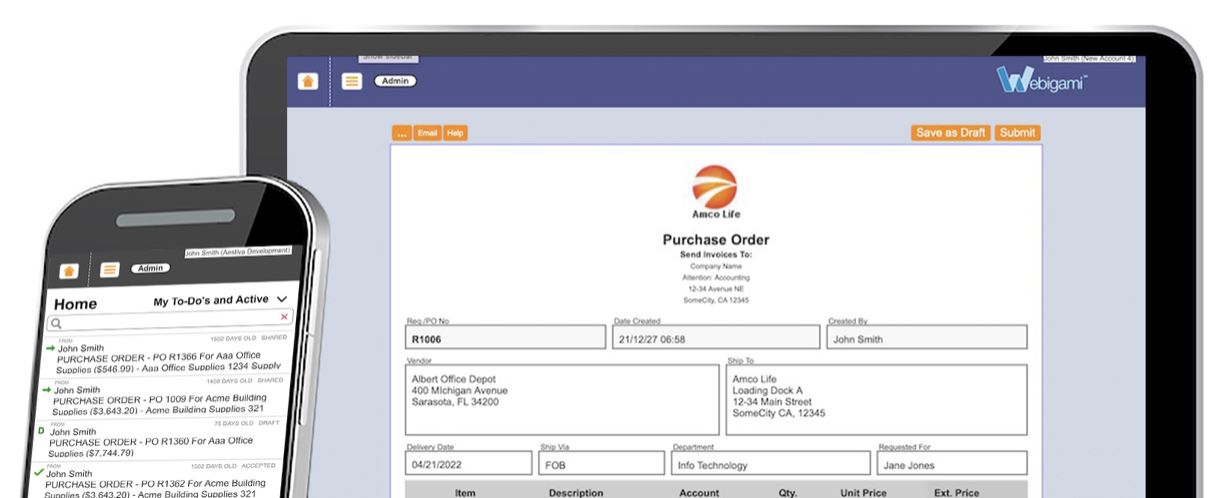 Aestiva Purchase Order