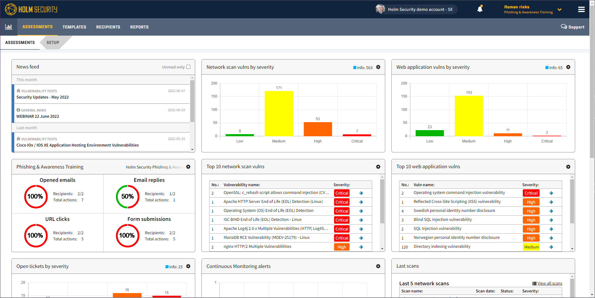 Holm Security VMP Logiciel - 1