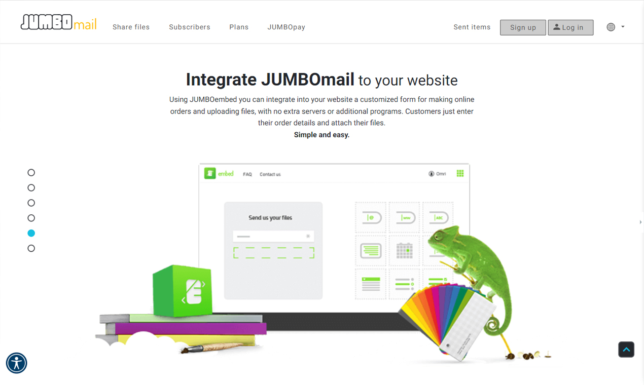 Embed a JUMBOform on your site