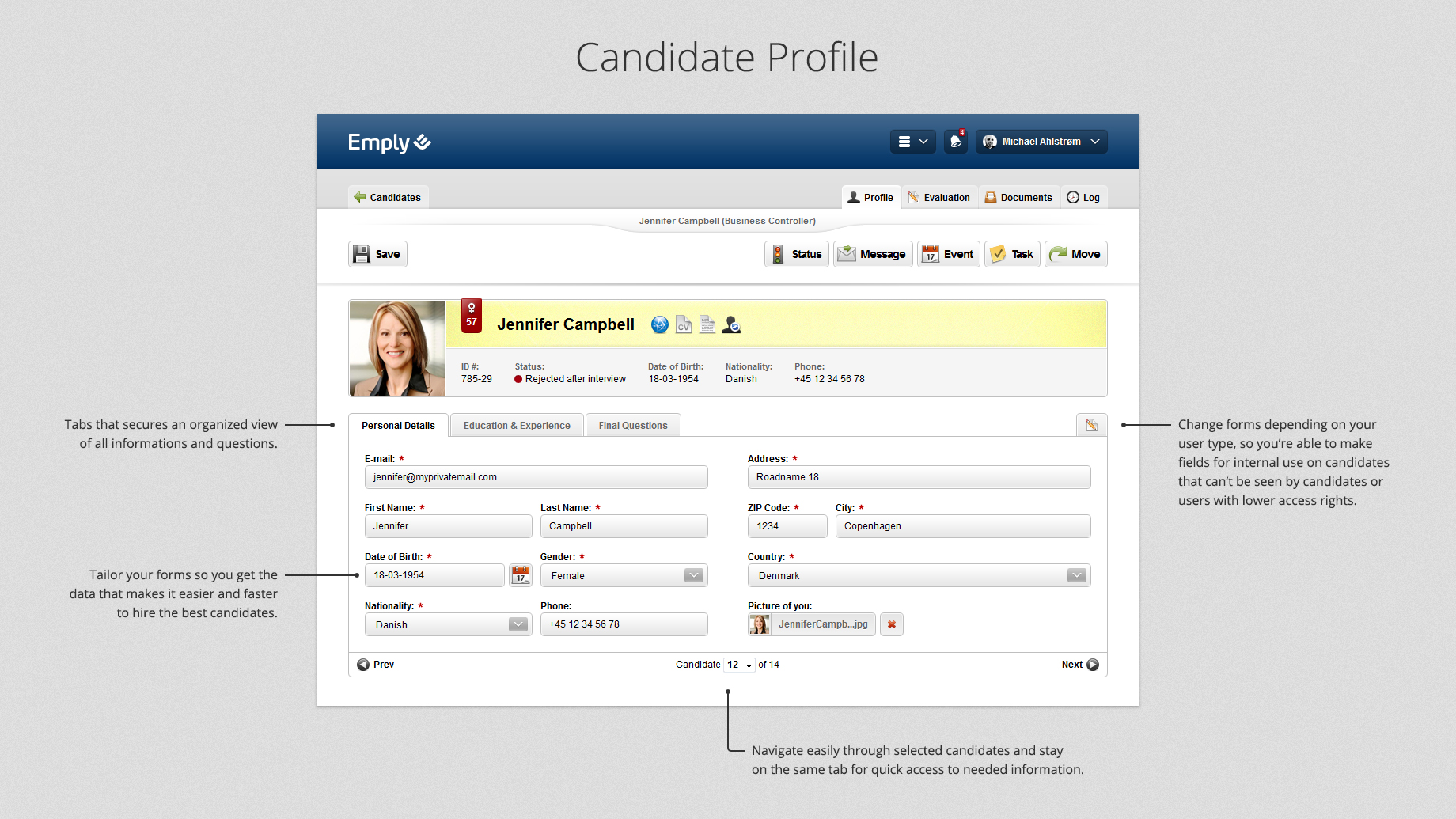 Candidate Profile