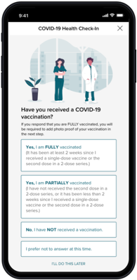ADP TotalSource Software - COVID-19 Vaccination Status Employee Survey