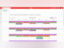 Gingr Software - Manage appointments from the built-in calendar with color coding for ease of understanding