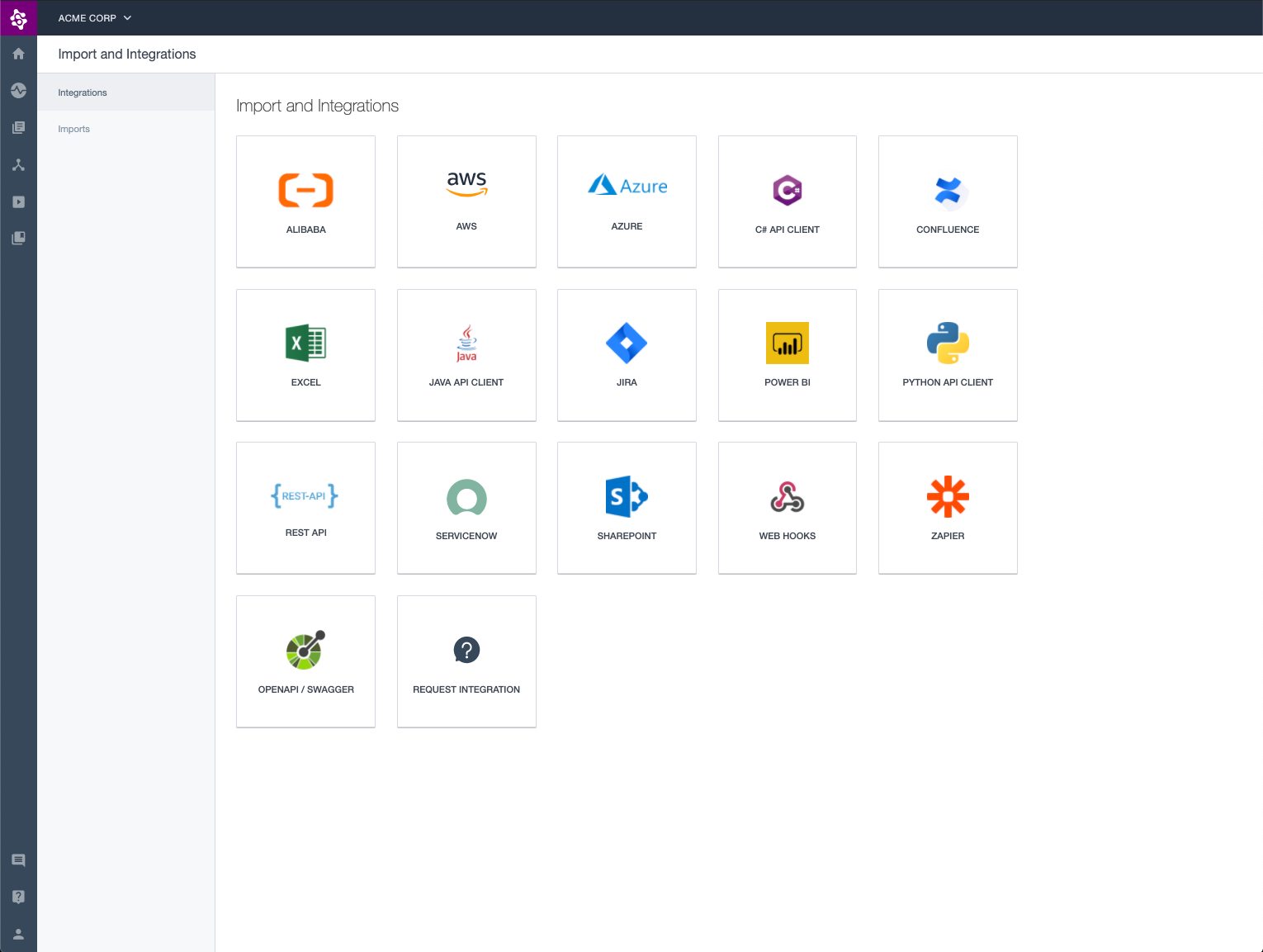 Stop manually maintaining your architecture. Connect Ardoq with structured data sources like AWS, ServiceNow, Azure, and many more.