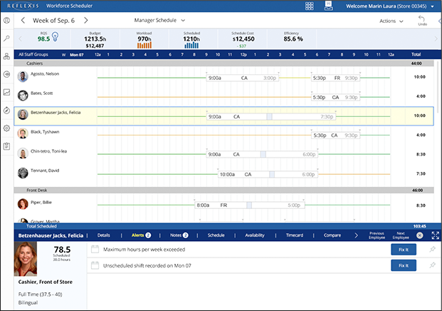 Reflexis Workforce Scheduler Software 2022 Reviews Pricing Demo