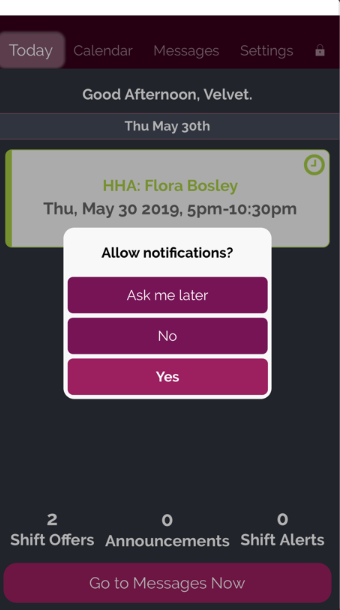 Rosemark Software - The Rosemark System notifications