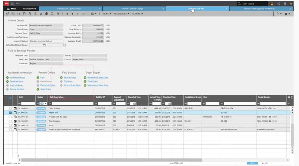 Infor LN Software - Infor LN invoicing