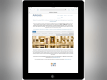 Argus Software - Mobile access allows staff and visitors to enter the portal from any location