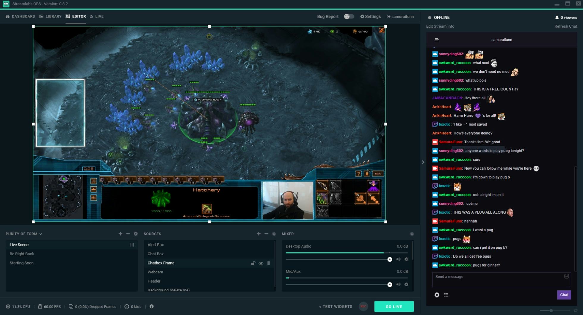 Streamlabs chat box