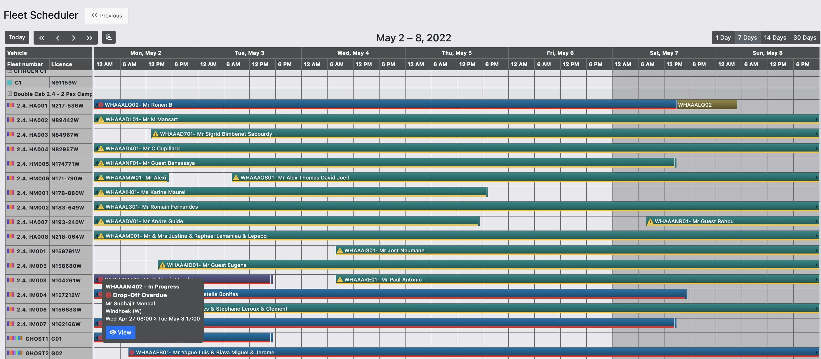 Ratality Software - Drag-and-drop scheduler with alerts