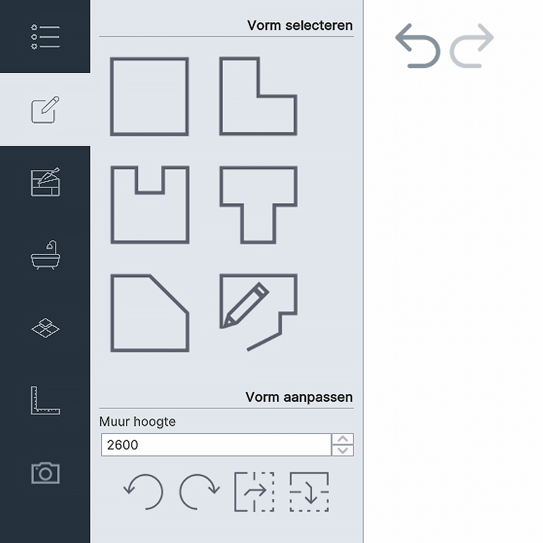 Saninet screenshot: Saninet bathroom layout