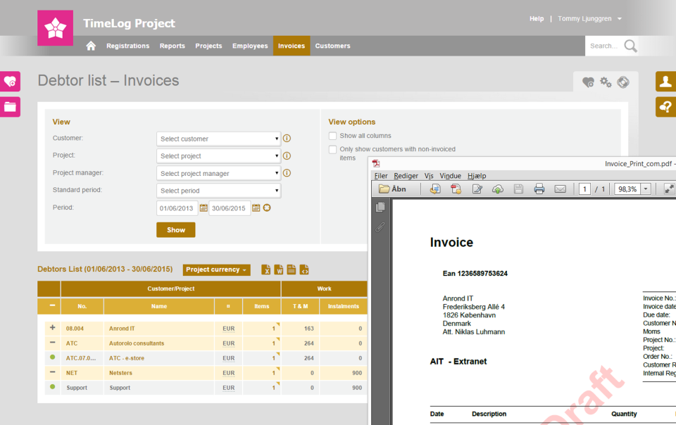 Invoicing