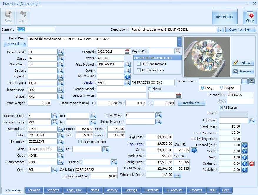 JewelMate Enterprise Retail Software - 1