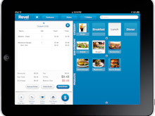 Revel Systems Software - Revel POS on iPad in use in a restaurant