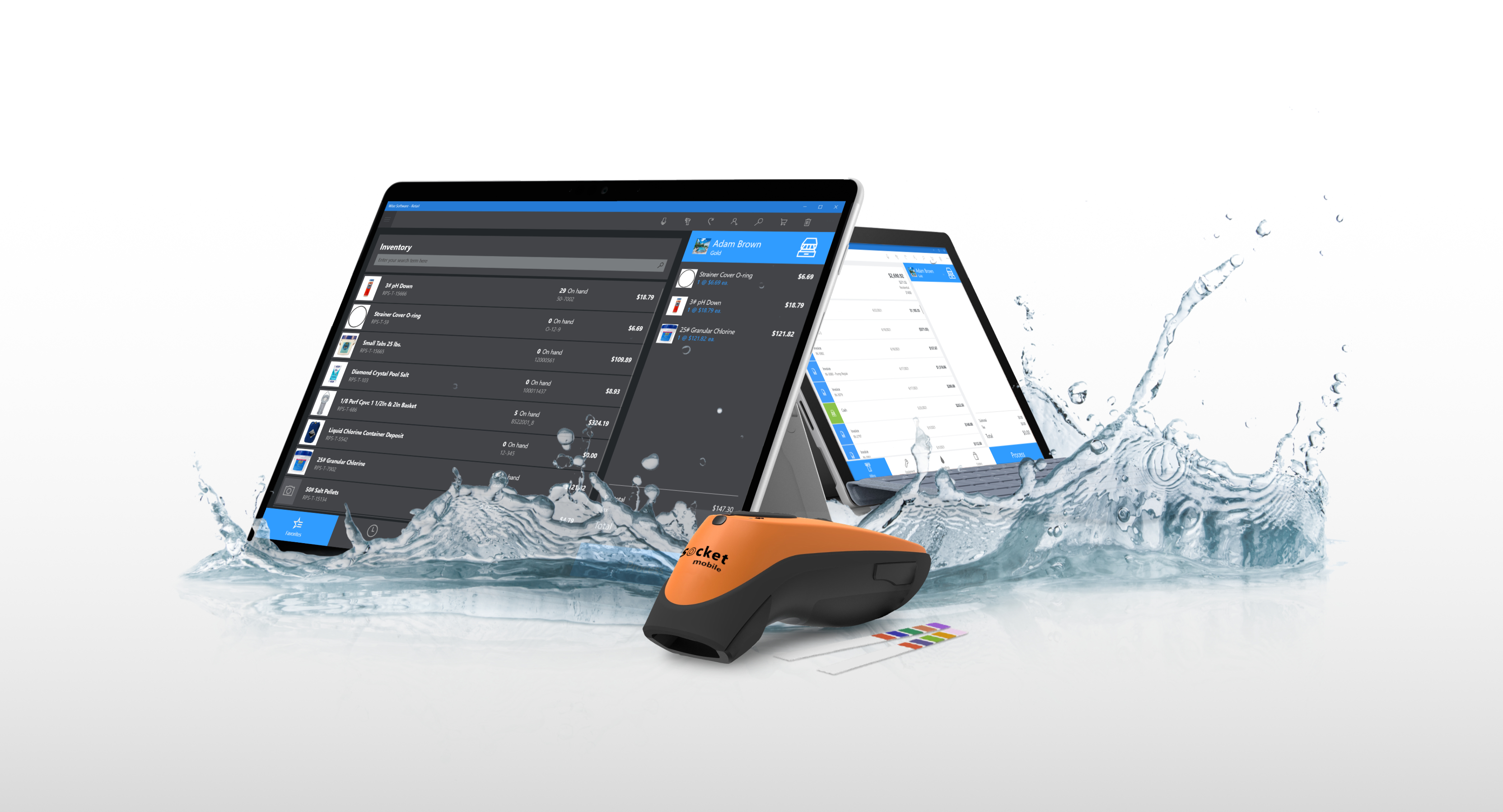 Mobile point-of-sale for pool & spa dealers