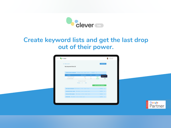 Clever Ads Keyword Planner Software - 2