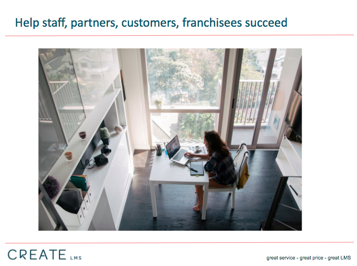 Create eLearning LMS Software - Our go-live process hand holds L&D newbies and the wise through best practices to ensure the platform streamlines HR tasks including: Hiring, Onboarding, Training/Education, Engagement/Retention. In growth times hiring. The ROI is phenomenal.