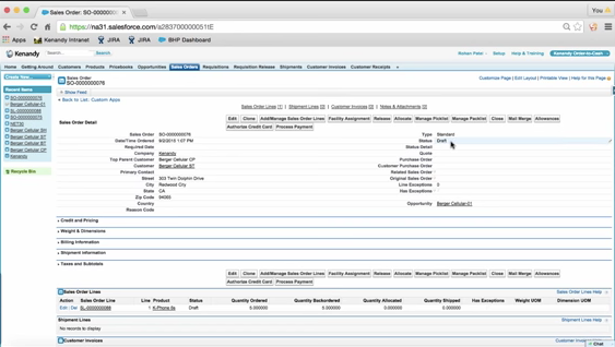 Kenandy Cloud ERP