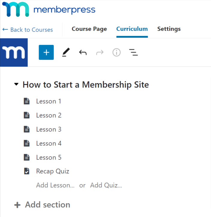 MemberPress Software - MemberPress Courses Add-On