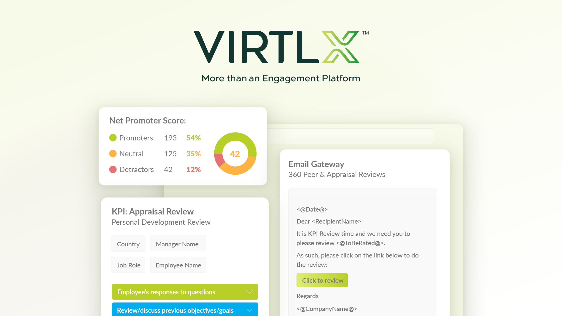 VirtlX screenshot: VirtlX Engagement Platform