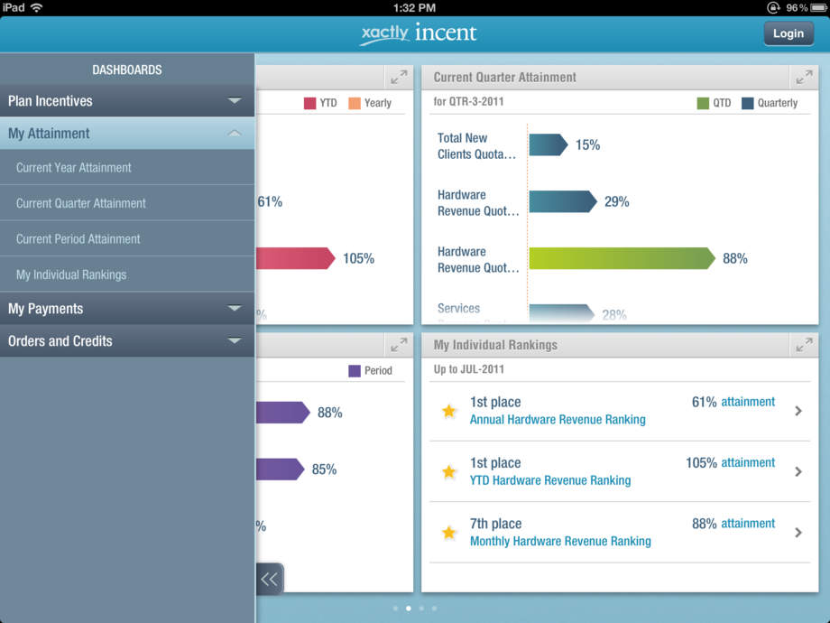 Xactly Incent Software - Options in Xactly Incent