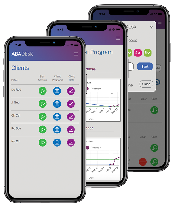 ABAdesk screenshot: ABAdesk clients