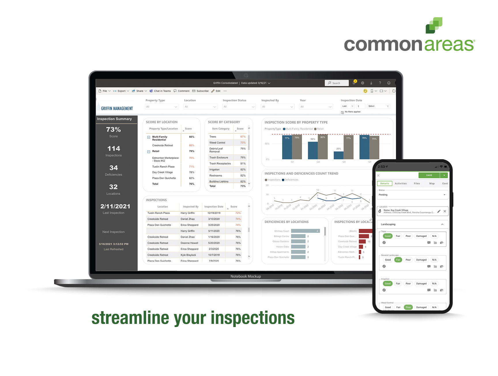 Staying on top of inspections and following a consistent process each time is key to keeping things running smoothly. Easily access the documentation needed to collect an accurate assessment of the condition of your properties and assets.