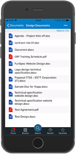 M-Files Software - SharePoint Online Mobile