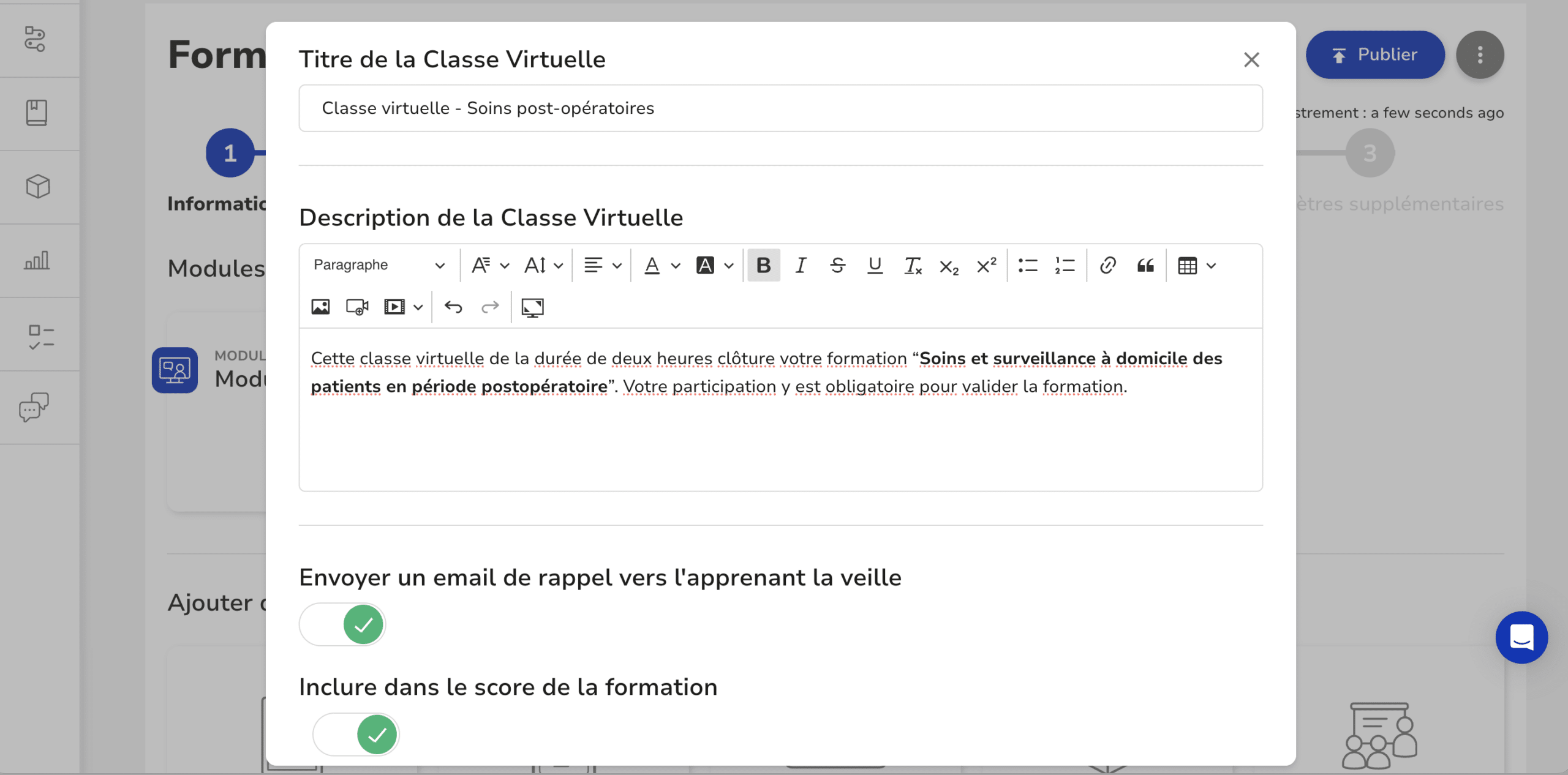 Dokeos Software - Formez en blended learning avec notre outil de classe virtuelle intégré, Dokeos Live