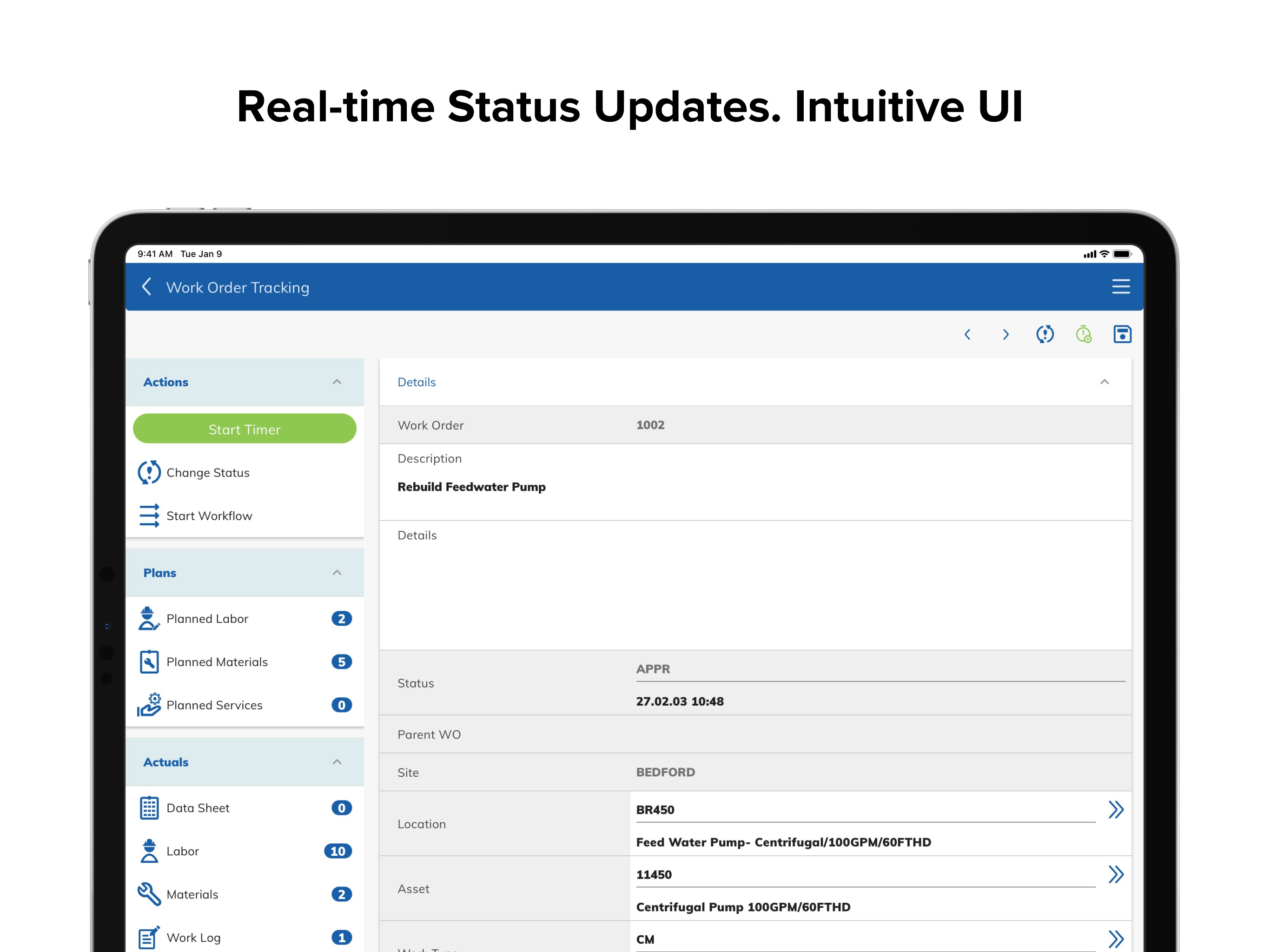 EZMaxMobile Real-Time Status Updates