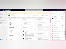 Mercury Software - use Microsoft Teams WITHIN your Mercury CRM. Collaborate with your team at a click of a button, and all linked communications are synced to the relevant CRM record!