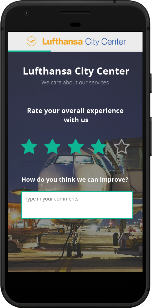 Netigate customer satisfaction survey screenshot