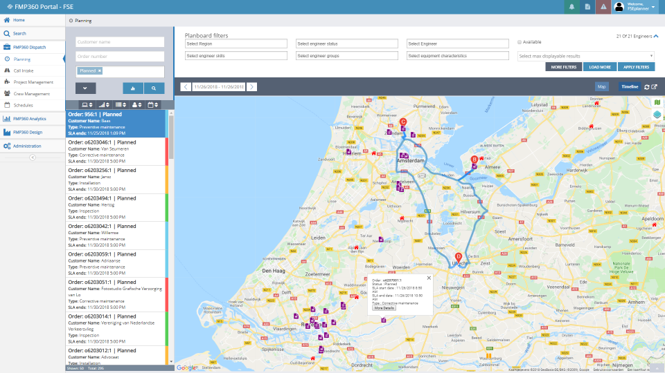 Optimize Routes, Enhance Efficiency: Gomocha's Map View offers real-time tracking of field technicians, ensuring prompt service and efficient scheduling. Navigate your operations with confidence.