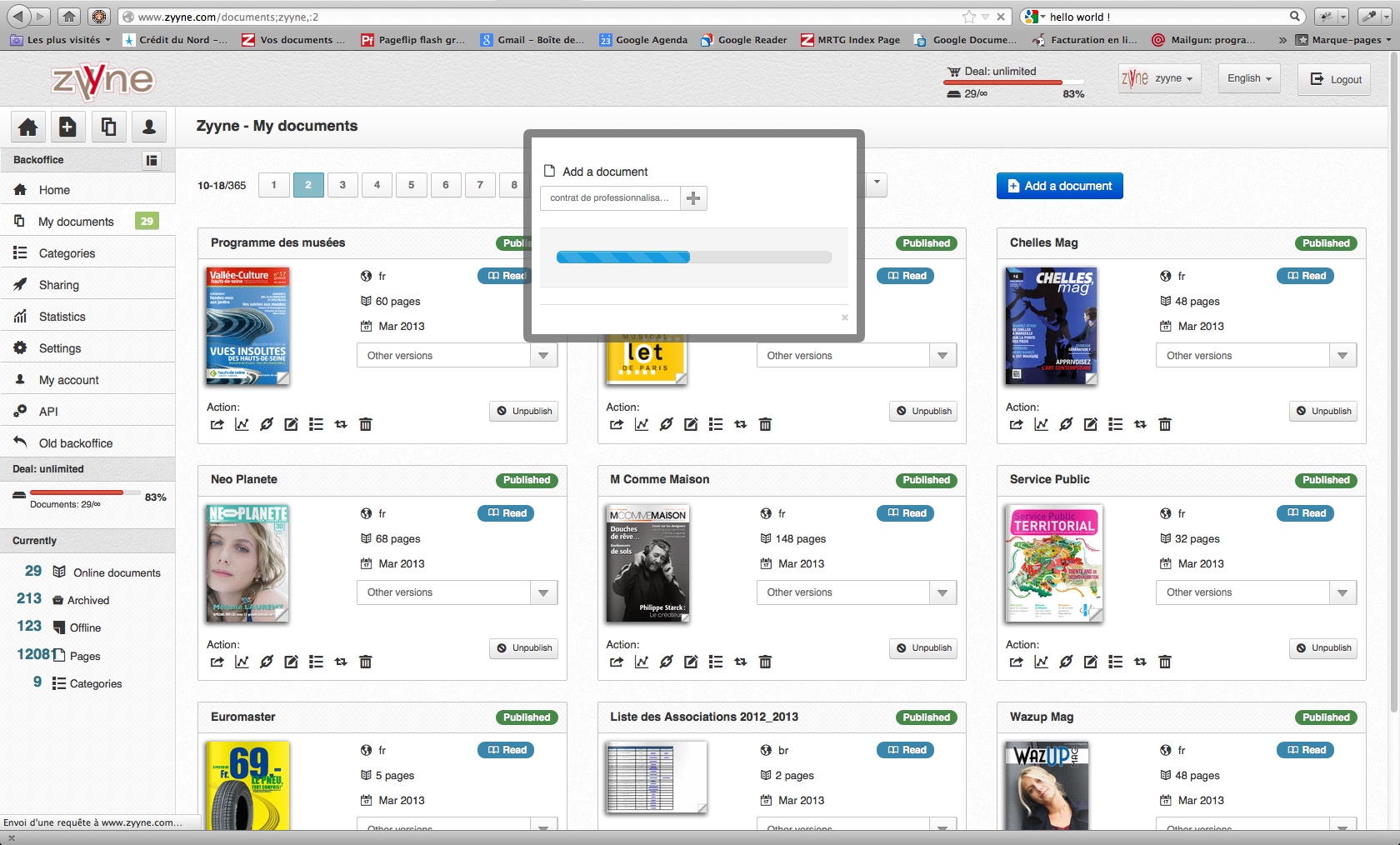 Upload PDF