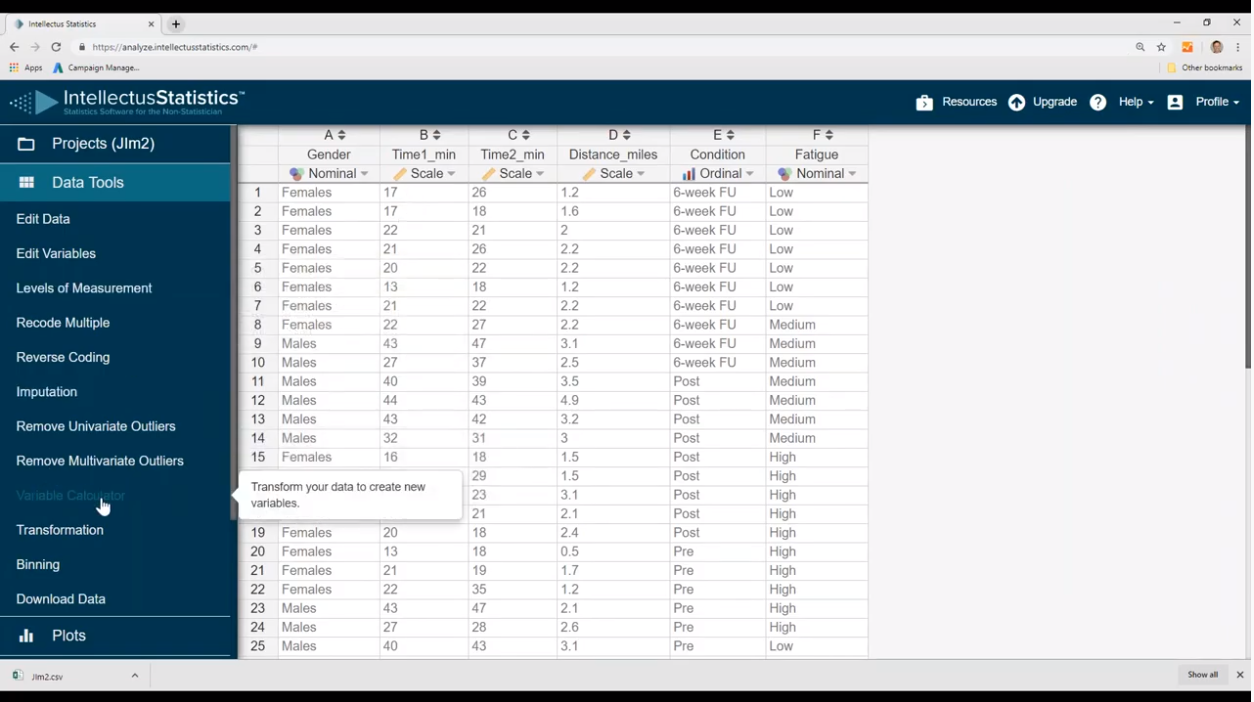 IntellectusStatistics