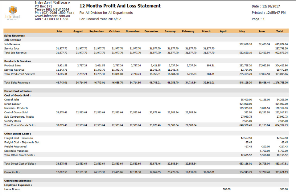 InterAcct Software - 5