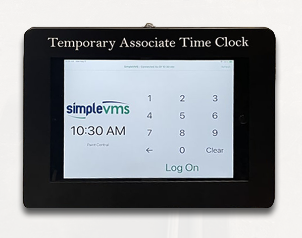 SimpleVMS no-cost timeclock