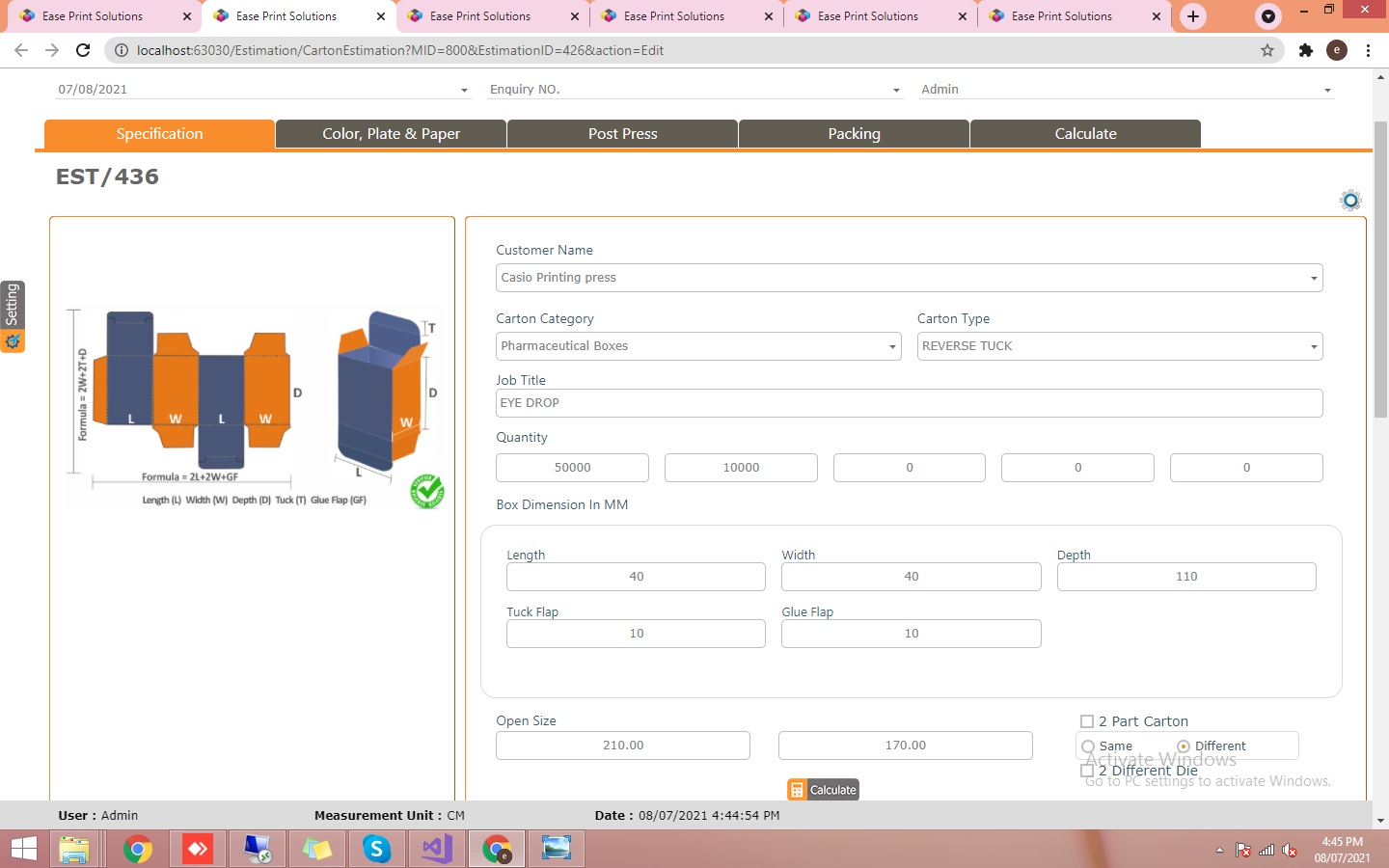 Easeprint Software - 3