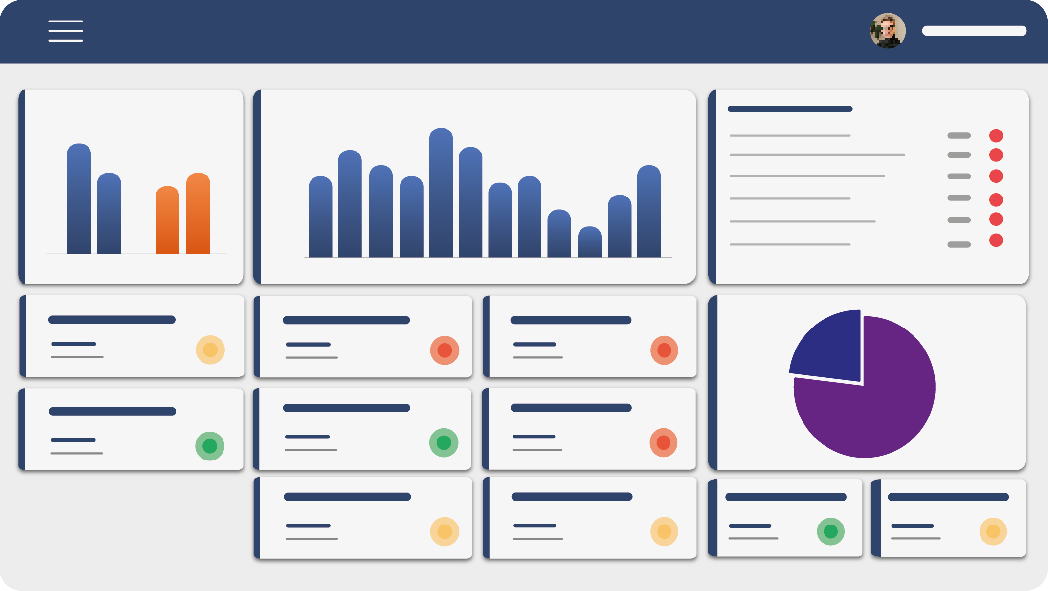 SetInUp screenshot: Tableau de bord