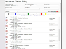 Therabill Software - Manage CMS-1500 insurance claims filing