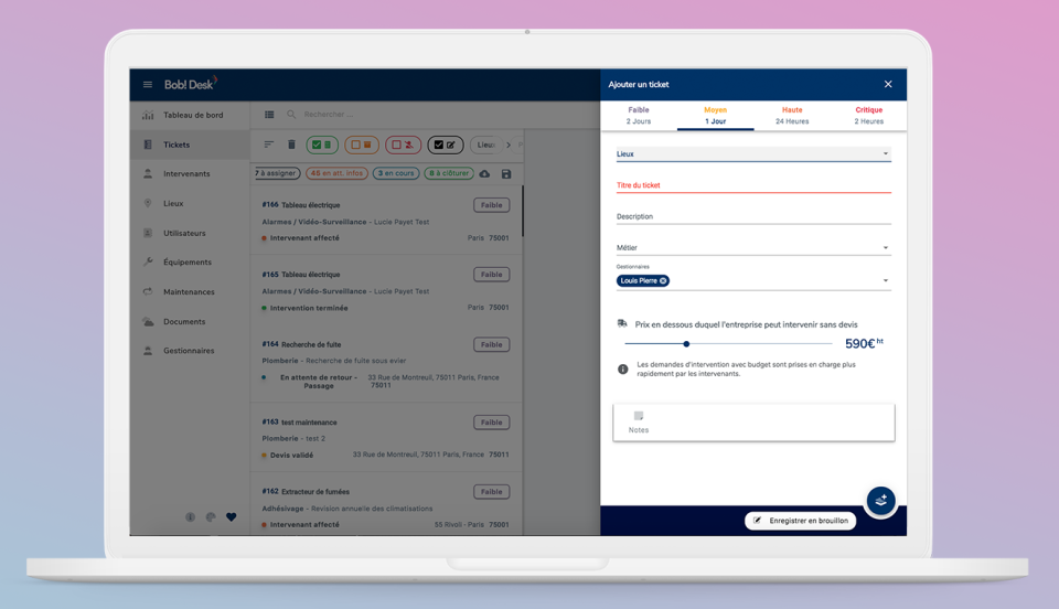 Création d'un nouveau tic-thumb