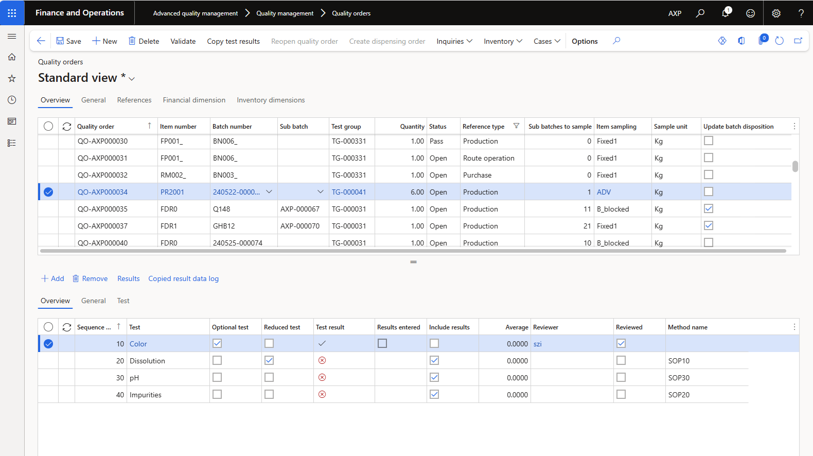 STAEDEAN Life Sciences screenshot: STAEDEAN Life Sciences quality management