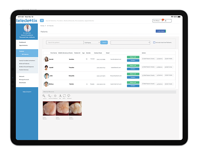 Teledentix on Tablet-thumb