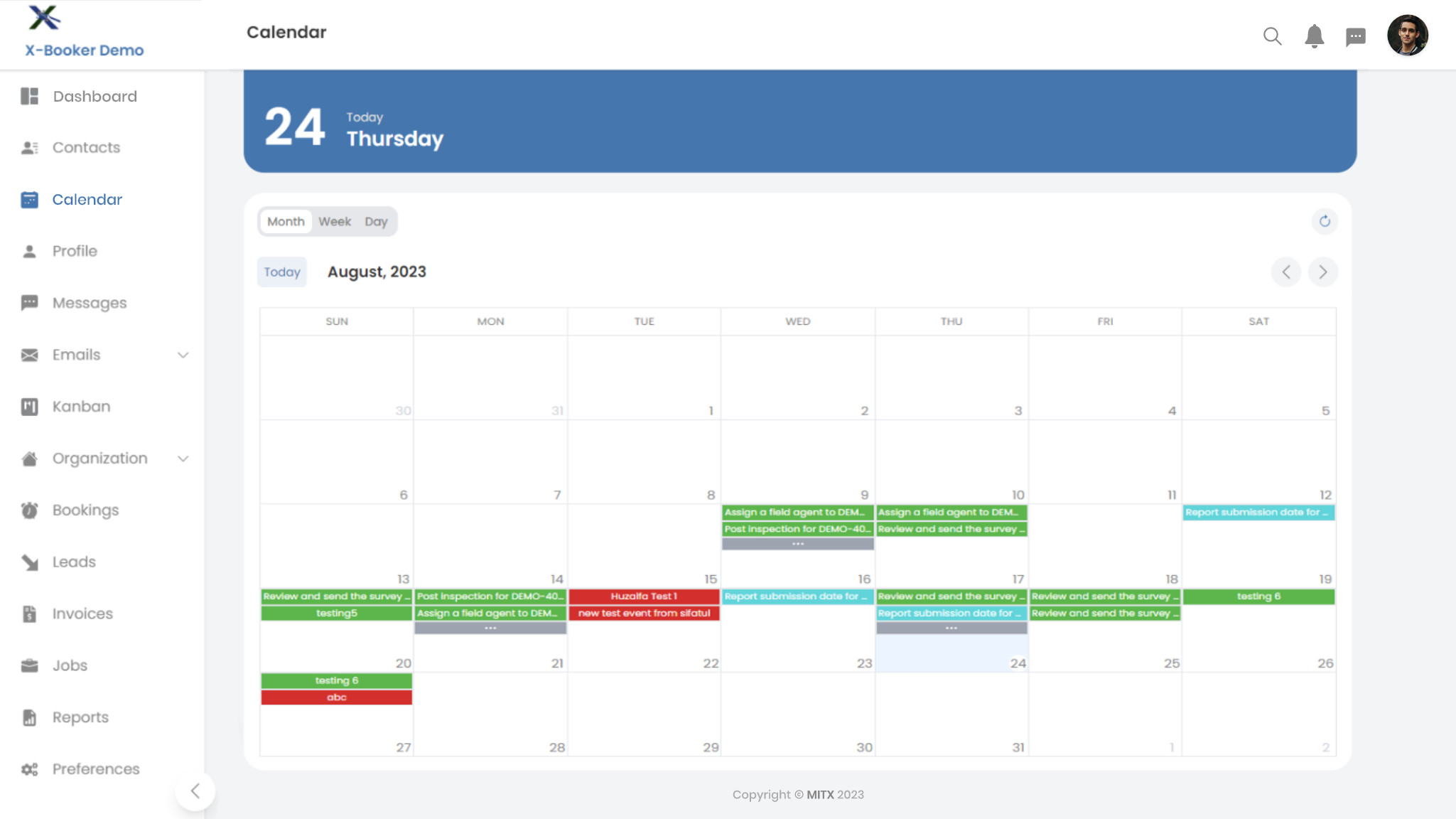 Calendar Management: Organizations can create bookings automatically, assign tasks in particular, create events and scheduling tasks, can manage an Admin Department, Sales Team, Booking Team, Field Agents, and Finance Department in one calendar.
