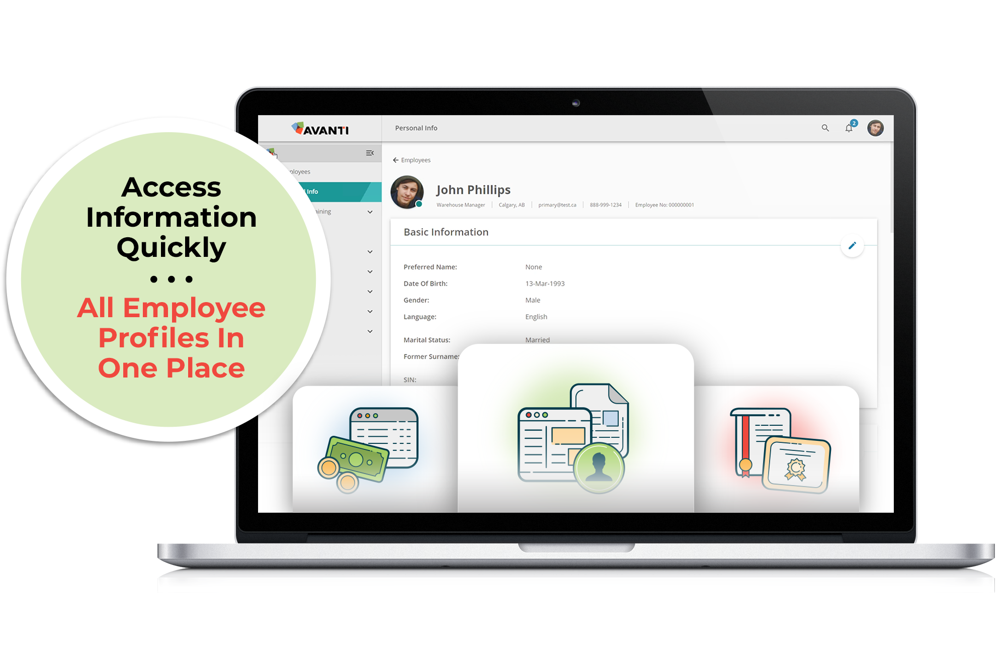 Avanti Software - Centralized employee directory and profile